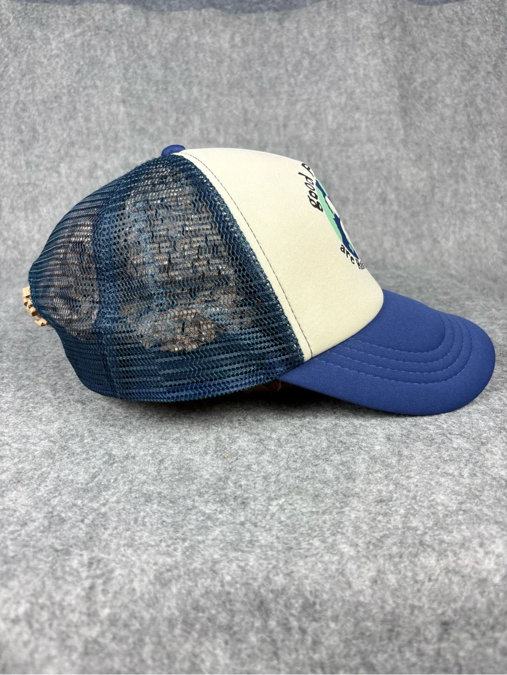 Good Planets Are Hard to Find Peace Earth Trucker Hat